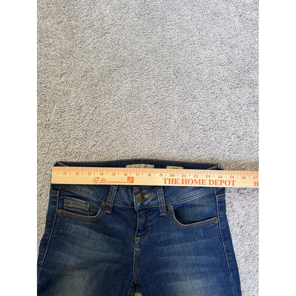 Rifle Sicilia Low Rise Flare Jeans Blue Wash Size 6 Y2K Distressed - Picture 6 of 7